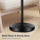 BoostArea Torchiere Floor Lamp, 30W Super Bright LED Standing Lamp, Stepless Dimmable Pole Lamp with 3000K Lighting, Rotary Switch, 70 Inch Tall Metal Modern Floor Lamps for Living Room/Bedroom Black by CozyNest Decor