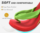 KuaiLu Flip Flops for Women with Arch Support Yoga Mat Comfortable Summer Beach Walking Thong Cushion Sandals Slip On Indoor Outdoor by TinyTreasures Baby Boutique