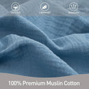 GLLQUEN BABY Muslin Swaddle Blankets, 2-Pack Neutral Receiving Blanket Swaddling for Newborn Boys and Girls, Breathable Swaddle Wrap for Infant, Baby Essentials, Registry & Gift, 40 x 38 inches by TinyTreasures Baby Boutique