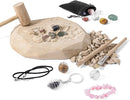 12PCS Gemstone Dig Kit for Kids – Dig Up Gems & Make Necklaces, Bracelets, Keychains – STEM Crystal Jewelry Craft Kit with Safety Goggles – Gift for Girls & Boys Ages 6 7 8 9 10 11 12 by TinyTreasures Baby Boutique