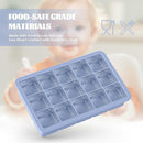 Silicone Ice Cube Tray 3 Pack, HANCELANT Ice Cube Mold, Ice Trays for Freezer with Lid for Whiskey, Baby Food, BPA Free, Easy Release by TinyTreasures Baby Boutique