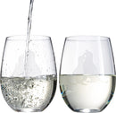 Set of 2 Labrador Dog Stemless Wine Glasses