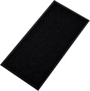 fani Heavy Duty Large Outdoor Indoor Entrance Black Doormat Waterproof Low Profile Entrance Rug Front Door Mat Patio Anti-Skid Rubber Back, 48x96 inch (Jet Black) by GreenHaven Gardens