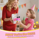 Karaoke Machine for Kids, Toys for 3-12 Years Old Girls Gifts, Kids Karaoke Microphone Machine Toy, Best Fun Christmas Birthday Gifts for 5 6 7 8 9 10 11 Years Teens Girl Boys Rose 2 Mic by TinyTreasures Baby Boutique