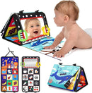 URMYWO Tummy Time Toy - Black and White High Contrast Baby Toys for Newborn - Baby Visual Stimulation Mirror - Montessori Sensory Crinkle Toy for Infant 0-3-6-12 Months - Shower Gift for Boy Girl by TinyTreasures Baby Boutique
