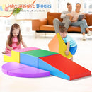 Lischwert Foam Climbing Blocks for Toddlers, Baby Climbing Blocks Soft Play Climbing for Toddlers with Foldable Block and Tunnel Indoor Climbing Toys for Toddler 1-3, 6 Pieces by TinyTreasures Baby Boutique