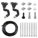 Misting Irrigation Kit Plant Watering System Fittings with 1/4 inch 1/2 inch Blank Distribution Tubing Hose Adjustable Nozzle Emitters Sprinkler Barbed Fittings Greenhouse by GreenHaven Gardens