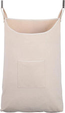 Laundry Collector, Laundry Hamper, Door Hanging Laundry bag with hooks (Beige, 65Liters) by CozyNest Decor