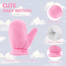 BAVST Baby Toddler Winter Mittens Girls Warm Fleece Lined Gloves Kids Sherpa Lined Mittens for Boys by TinyTreasures Baby Boutique