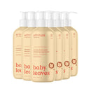 ATTITUDE 2-in-1 Shampoo and Body Wash for Baby, EWG Verified, Dermatologically Tested, Made with Naturally Derived Ingredients, Vegan, Pear Nectar, 16 Fl Oz (Pack of 6) by TinyTreasures Baby Boutique