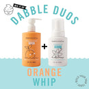 Dabble & Dollop Tangerine + Vanilla Body Wash & Shampoo – 3-in-1 Natural Bubble Bath for Kids, Made in USA, No Parabens or Sulfates, Vegan, Gluten-Free, Tear-Free (2-Pack) by TinyTreasures Baby Boutique