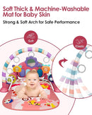 dearlomum Baby Play Mat Baby Gym,Funny Play Piano Tummy Time Baby Activity Mat with 5 Infant Sensory Baby Toys, Music and Lights Boy & Girl Gifts for Newborn Baby 0 to 3 6 9 12 Months (Pink) by TinyTreasures Baby Boutique