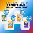 Arm & Hammer plus OxiClean Liquid Laundry Detergent Professional, Fresh Scent, 5 Gallon (Pack of 1) 492 Loads by CozyNest Decor