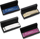 UPINS Harmonica, 4PCS Key of C 10 Hole 10 Tones Titanium Color Harmonica with Case for Beginner Students(Gold, Silver, Pink, Blue) by TinyTreasures Baby Boutique