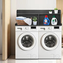 Royxen 2-Tier Washer Dryer Countertop,19.5"H Wood Washer and Dryer Topper with Storage Shelf,Laundry Countertop Over Washer Machine, Universal Fit for Laundry Room Organization (Black, 54"W X 27.5"D) by CozyNest Decor