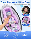 Infant Car Seat Insert with Shoulder Pads & Crocth Covers, Ultra Thick Carseat Head Support for Infant, Reversible Car Seat Insert for Newborn, Baby Car Seat Cushion for Stroller, Swing, Bouncer by TinyTreasures Baby Boutique