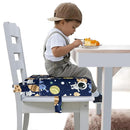 Toddler Booster Seat for Dining Table, Portable Booster Seat for Kitchen Chair, 4 Inch High-Density Foam Cushion with Adjustable Safety Straps and Non-Slip Bottom, Perfect for Kids Travel and Daily by TinyTreasures Baby Boutique