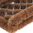 NINAMAR Natural Coir Boot Scraper Door Mat - 13 x 12 inch - 2 Pack by CozyNest Decor