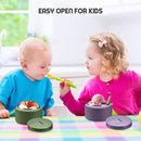 13.5oz Soup Thermo for Hot Food Kids with Buckle Lid Insulated Vacuum Food Jar Wide Mouth Leakproof Stainless Steel Lunch Container -Purple by TinyTreasures Baby Boutique