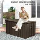 Domi 200-Gallon Outdoor Storage Box – Waterproof, Lockable Storage Cabinet for Patio Furniture, Garden Tools & Pool Supplies – Large Metal Storage for Cushions by GreenHaven Gardens