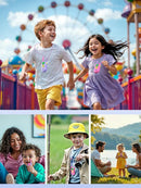 Walkie Talkies for Kids Rechargeable,Toys for Boys and Girls Ages 3-12, 2 Pack Long Range 2-Way Radios, Birthday Gifts,Christmas Stockings, Outdoor Play, Family Games, Hiking Camping Gear by TinyTreasures Baby Boutique