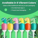 Kids Manual Toothbrush, Extra Soft Bristle With 10000 Bristles for Toddlers, Travel Design for Delicate Teeth & Gums, Children 2-7 Years (Light Green) by TinyTreasures Baby Boutique