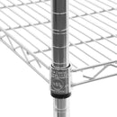 Seville Classics UltraDurable Heavy Duty NSF Solid Steel Wire Rack Storage Unit Organizer for Garage, Warehouse, Office, Restaurant, Classroom, Kitchen, 5-Tier Shelving, 24" W x 18" D by CozyNest Decor