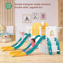JOYLDIAS 9 in 1 Toddler Slide, Toddler Playground with Double Slides, Climber,Basketball Hoop,Tunnel, Telescope, Storage Space and Non-Slip Step, Indoor Outdoor Backyard Playset for Toddlers Age 1-3+ by TinyTreasures Baby Boutique