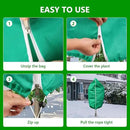 Plant Covers Freeze Protection – 2 Pack 95"x95" Extra Large Frost Blankets for Outdoor Plants, 2.4oz Heavy-Duty Tree Covers with Zipper & Drawstring – Reusable Winter Plant Freeze Cloth by GreenHaven Gardens