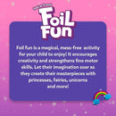 Skillmatics Foil Fun - Unicorns & Princesses, No Mess Art for Kids, Craft Kits & Supplies, DIY Creative Activity, Travel Toys, Gifts for Ages 4, 5, 6, 7, 8, 9 by TinyTreasures Baby Boutique