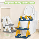 Toilet Seat, Potty Training Seat for Toddler, Upgraded 2-in-1 Potty Toilet Training for Boys and Girls,Waterproof Cushioned Mat with Non-slip Step Stool by TinyTreasures Baby Boutique