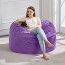 Hobestluk 3FT Bean Bag Chair Giant Bean Bag Chairs for Adults Large Bean Chairs with Removable Cover, Beanbag Chair with Filler, Adult Bean Bag Chairs for Living Room, Bedroom by CozyNest Decor