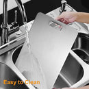 Titanium Cutting Boards for Kitchen - 100% Pure Titanium Cutting Board - Double Sided Food Grade Quality Cutting Boards - Easy to Clean and Store (18"L x 12"W) by CozyNest Decor