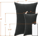 NTBAY Tiny Pillows, Down Alternative 7"x11" Microfiber Mini Pillow for Travel, Pets, Soft Machine Washable Small Pillows for Neck, Wrist, Lumbar and Knee, Black by TinyTreasures Baby Boutique