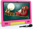 Tablet for Kids 10.1 inch Android 14 6000mHA 8GB RAM+64GB ROM(Expandable to 1TB Kids Tablet Age 3-12 with Case& Lanyard WiFi6 Google Kids Space Parental Control 1280 * 800 HD Screen Pink by TinyTreasures Baby Boutique