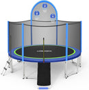 Zupapa Trampolines No-Gap Design 1500 LBS Weight Capacity 16 15 14 12 10 8FT for Kids Children with Safety Enclosure Net Outdoor Backyards Large Recreational Trampoline by TinyTreasures Baby Boutique