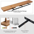 Floating Shelves for Wall, USA-Sourced Fir Wood 48 Inch Wall Shelves Set of 1, Natural Rustic Solid Wooden Floating Shelves Wall Mounted, Nursery Book Storage Shelf, Display Shelf for Bathroom by CozyNest Decor