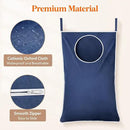 Lifewit 2 Pack Over Door Laundry Hamper, Large Collapsible Hanging Laundry Hamper, Hanging Laundry Basket Bag for Bathroom Bedroom Dirty Clothes Storage Organizer, Dark Blue by CozyNest Decor
