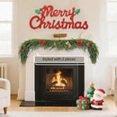 6FT Artificial Norfolk Pine Garland – Real Touch Greenery Garland, Dense Green Plants for Indoor Outdoor Christmas, Holiday, and Home Decoration (1, 6FT-) by CozyNest Decor