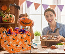 HIYAGON Rectangular Halloween Basket for Boys and Girls Kids Trick or Treat Pumpkin Basket for Halloween Parties Cute Storage Bin Organizer Box Room Decor(Bat spider web) by TinyTreasures Baby Boutique
