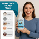 Steam & Go Demineralized Water - Multi-Surface Cleaner, PVC-Free Ready-to-Use for Mops & Floor Steamers - Ideal for Kitchen, Bathroom, & Home Surfaces - Clean Ocean Scent - 32oz (Pack of 12) by TinyTreasures Baby Boutique