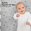KeaBabies 2-Pack Organic Crib Sheets for Boys, Girls - 52x28 Fitted Crib Mattress Sheet Neutral, Breathable Jersey Cotton Cover for Baby Bed, Toddler Mattress, Soft & Cute Prints (Woodland) by TinyTreasures Baby Boutique