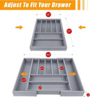 Kitchen Silverware Drawer Organizer and Storage Cabinet Utensil Rack Bathroom Counter Vanity Extra Large Big Cooking Drawer Organizers Countertop Pantry Storage Cabinet Best Kitchen Must Haves 2025 by CozyNest Decor