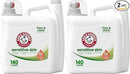 Arm & Hammer Sensitive Skin Free & Clear, 140 Loads Liquid Laundry Detergent, 140 Fl oz (Pack of 2) by CozyNest Decor
