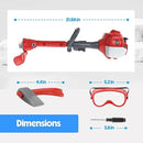 Toy Choi's Toy Trimmer - Power Construction Play Tool Kids Trimmer,Outside Pretend Play Garden Toy with Light Sound,Educational Gift Kid Toddler Tool Set for Boy Girl Age 3, 4, 5,6,7+ by GreenHaven Gardens