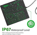 iPower 20” x 20.75” Seeding Heat Mat Upgraded Carbon Film Indoor Warm Hydroponic Plant Germination Starting Pad Durable Waterproof, 20" x 20.75", Black by GreenHaven Gardens