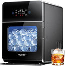 ecozy 2" Clear Ice Ball Maker with CrystalFlux Technology, 4 pcs in 40 Mins, 144 pcs/Day, Sphere Ice Maker with Enhanced Insulation, Automatic Water Supply, Self-Cleaning for Whiskey & Bourbon by CozyNest Decor