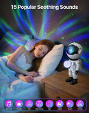 Rossetta Astronaut Galaxy Projector, Star Projector for Bedroom Bluetooth Speaker White Noise Night Light, Galaxy Light Projector with Remote Control and Timer for Kids, Adult, Party, Gifts by TinyTreasures Baby Boutique