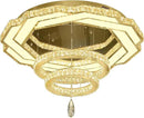 Flashing God Modern Crystal Chandelier,Large Ceiling Chandelier Gold Pendant Lighting Crystal Ceiling Light for Dining Living Room Bedroom by CozyNest Decor