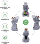 Solar Funny Elephant Statue for Garden: Outdoor Sculptures with Ball Lights and Butterfly Clearance Lawn Ornaments Yard Porch Patio Balcony - Gifts for Mom Grandma by GreenHaven Gardens